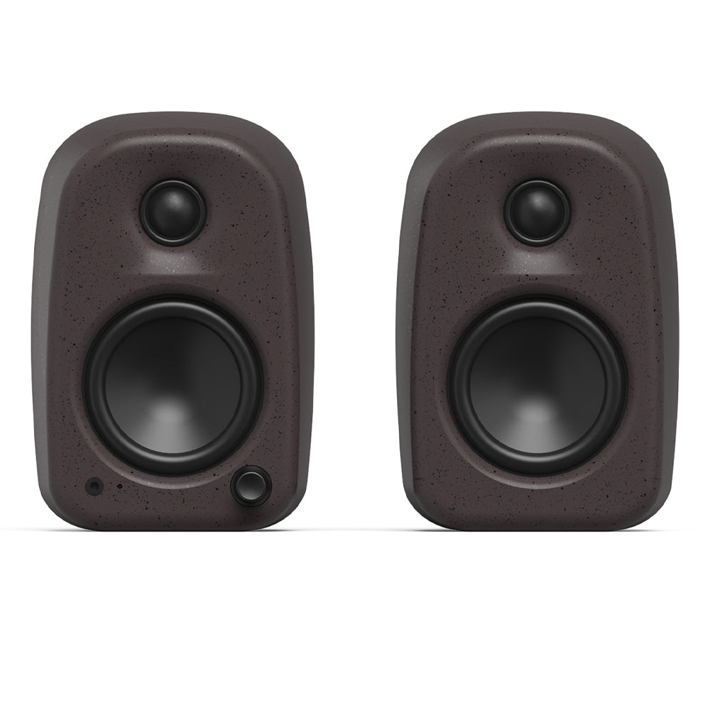 Kanto UKI 100W Desktop Speakers with Bluetooth, USB-C, Headphone out, Pumice (Speckled Brown), Pair-Kanto-Mood