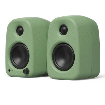 Kanto UKI 100W Desktop Speakers with Bluetooth, USB-C, Headphone out, Sage (Matte Green), Pair-Kanto-Mood