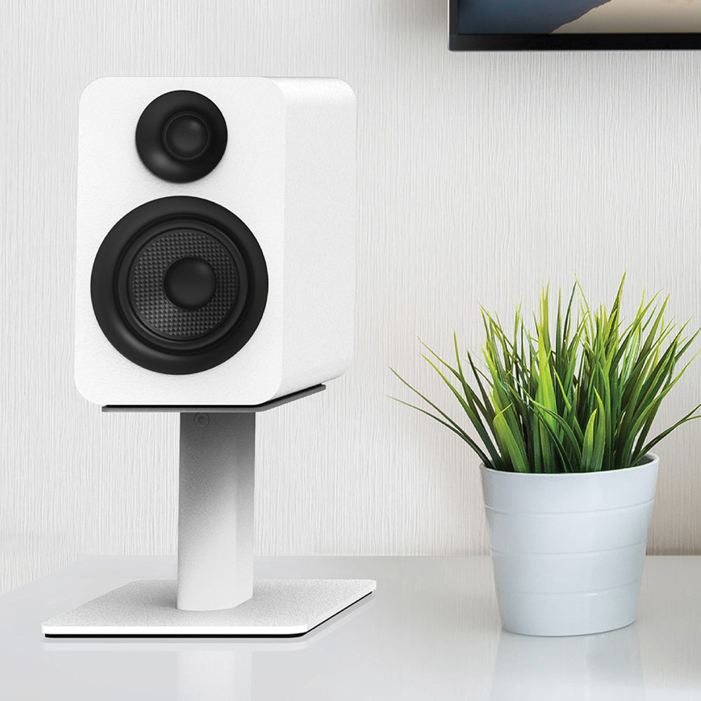 Kanto YU Passive 4" Speakers with 1" Silk Dome Tweeter and 4" Kevlar Woofer - White, Pair-Kanto-Mood