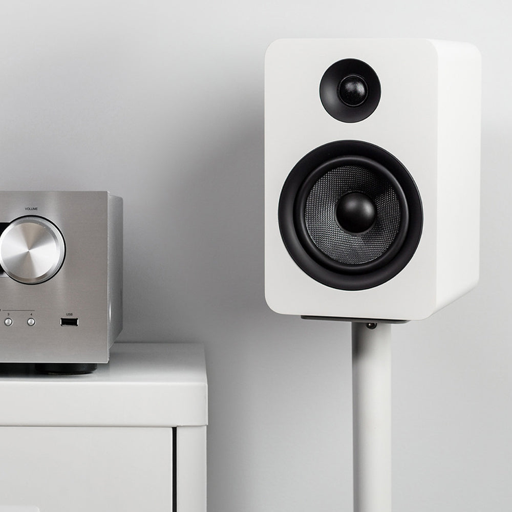 Kanto YU Passive 5.25" Speakers with 1" Silk Dome Tweeter and 5.25" Kevlar Woofer - White, Pair-Kanto-Mood