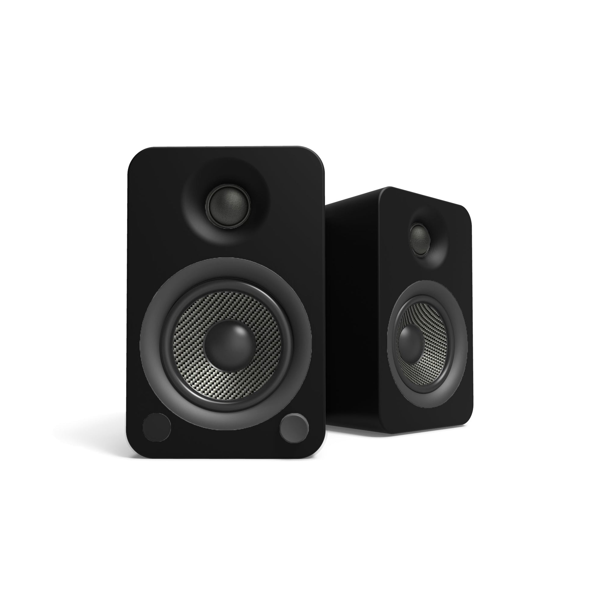 Kanto YU4 140W Powered Bookshelf Speakers with Bluetooth and Phono Preamp - Pair, Matte Black-Kanto-Mood