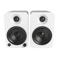 Kanto YU4 140W Powered Bookshelf Speakers with Bluetooth and Phono Preamp - Pair, Matte White-Kanto-Mood