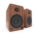 Kanto YU4 140W Powered Bookshelf Speakers with Bluetooth and Phono Preamp - Pair, Walnut-Kanto-Mood