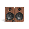 Kanto YU4 140W Powered Bookshelf Speakers with Bluetooth and Phono Preamp - Pair, Walnut-Kanto-Mood