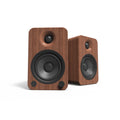 Kanto YU4 140W Powered Bookshelf Speakers with Bluetooth and Phono Preamp - Pair, Walnut-Kanto-Mood