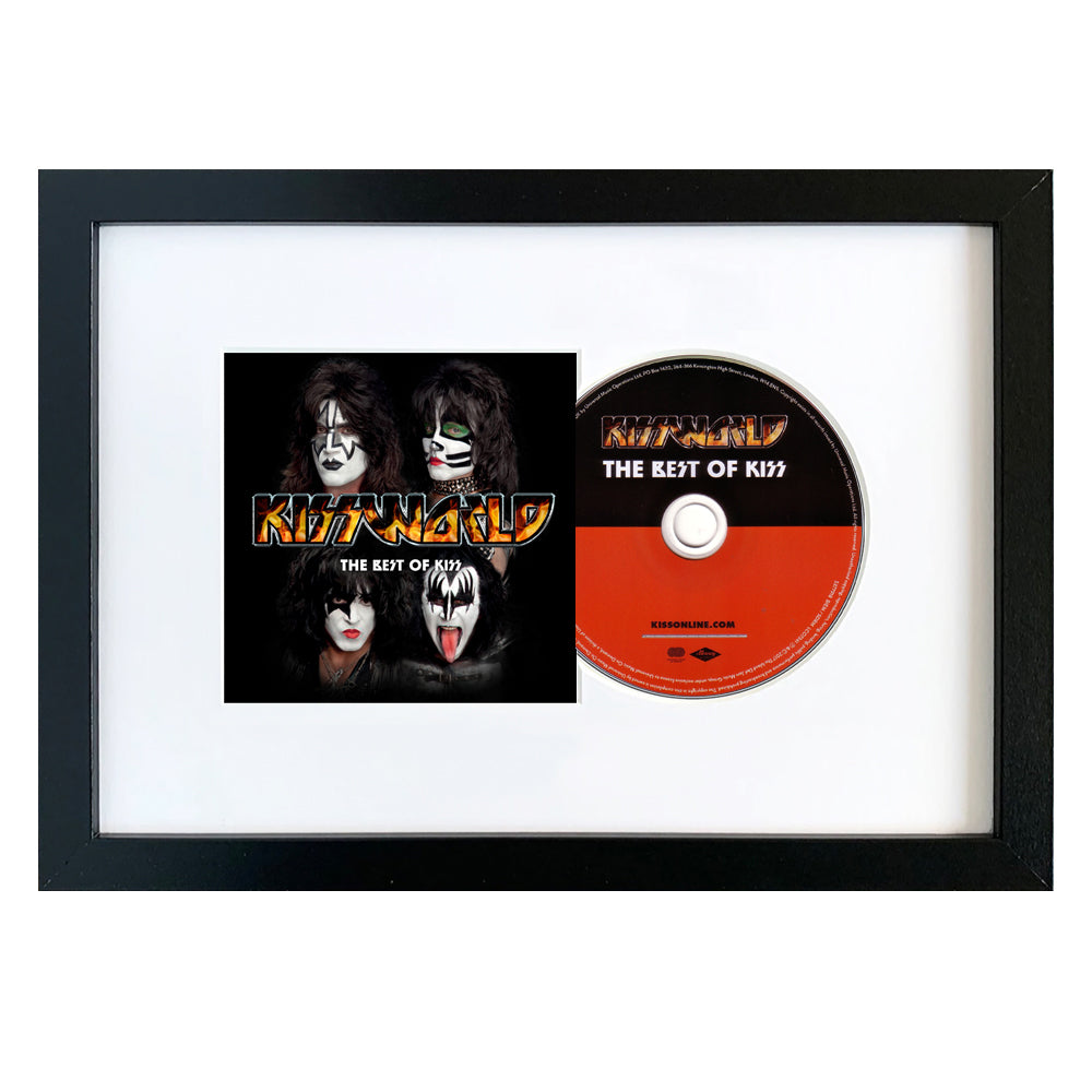 Kiss - Kissworld - The Best Of Kiss - CD Framed Album Art-CD Art-Mood