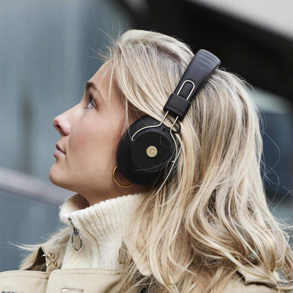 Kreafunk Abeat Qi Bluetooth Headphones W/ Anc - Black-Kreafunk-Mood