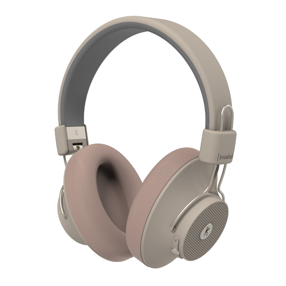 Kreafunk Abeat Qi Bluetooth Headphones W/ Anc - Ivory Sand-Kreafunk-Mood