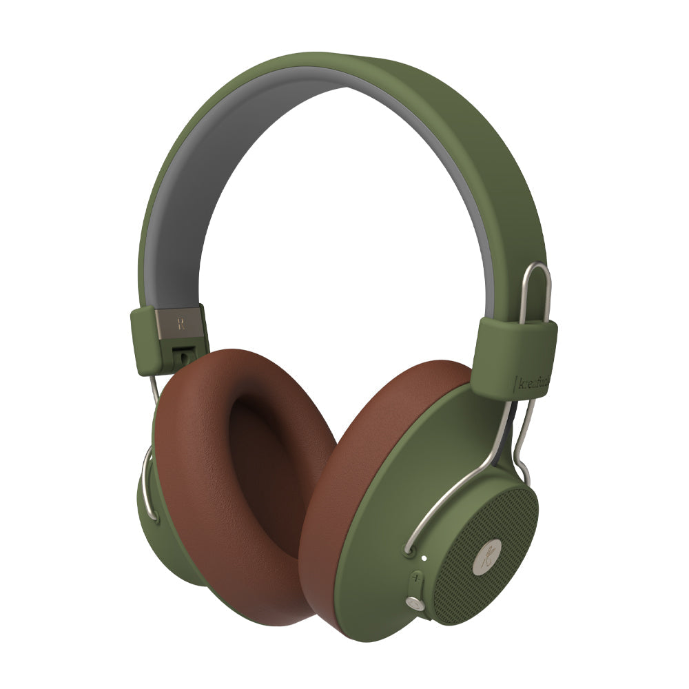Kreafunk Abeat Qi Bluetooth Headphones W/ Anc - Urban Green-Kreafunk-Mood