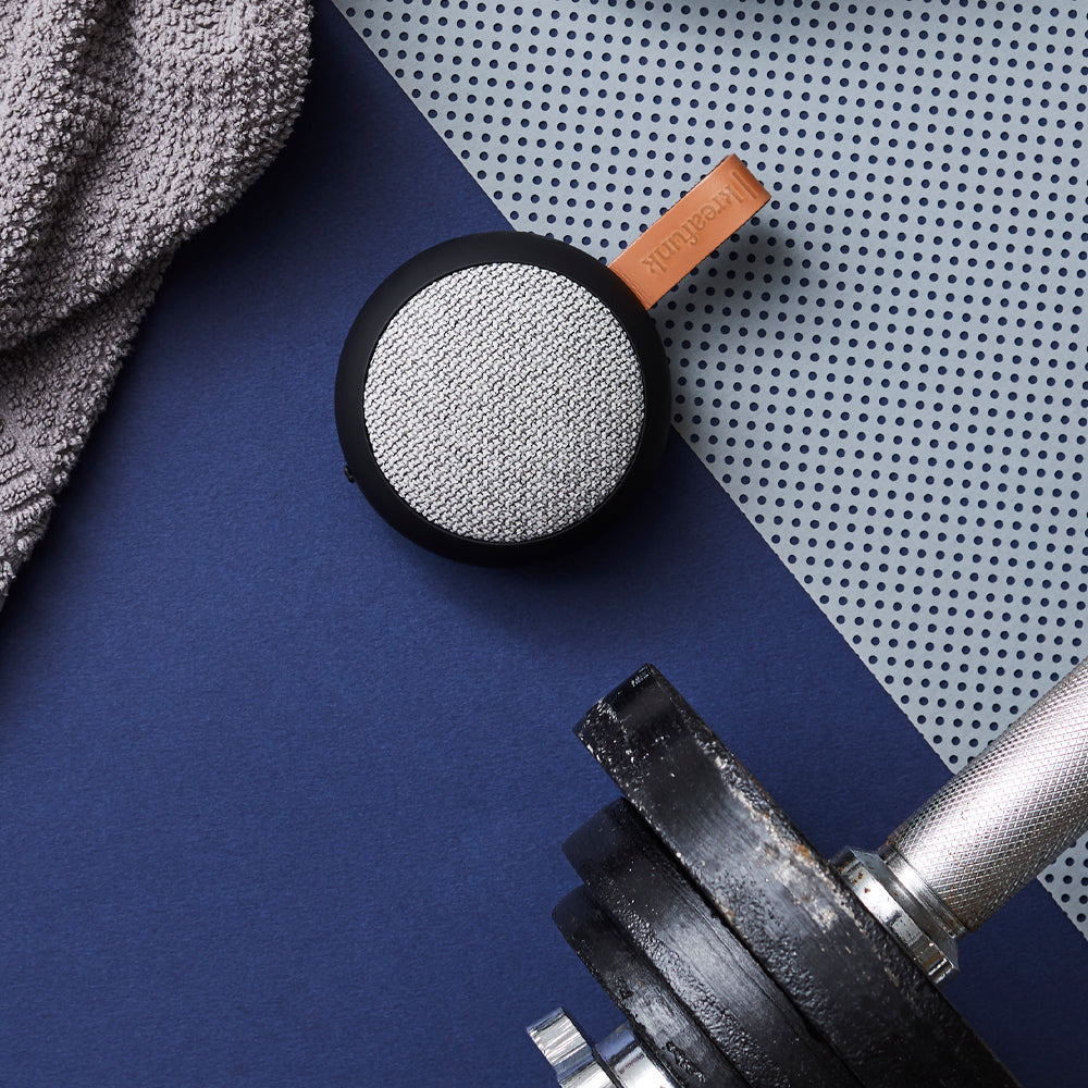 Kreafunk Ago 2 Fabric Bluetooth Speaker - Black-Kreafunk-Mood