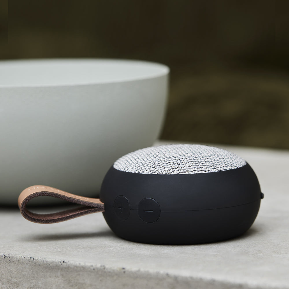 Kreafunk Ago 2 Fabric Bluetooth Speaker - Black-Kreafunk-Mood