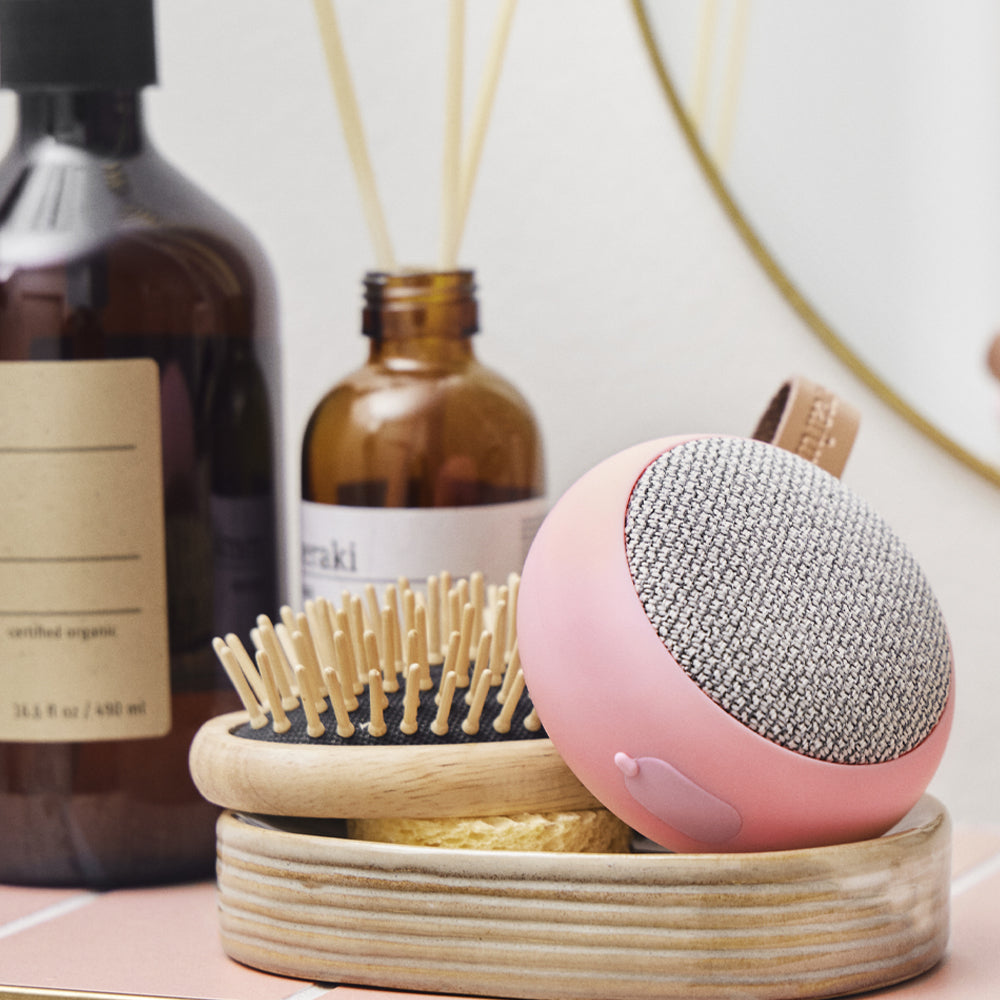 Kreafunk Ago 2 Fabric Bluetooth Speaker - Fresh Pink-Kreafunk-Mood