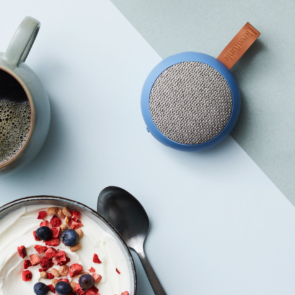 Kreafunk Ago 2 Fabric Bluetooth Speaker - River Blue-Kreafunk-Mood