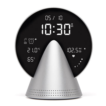 Lexon Conic Radio Alarm Clock With Fm & Built-In Bluetooth Speaker - Alu Polish-Lexon-Mood