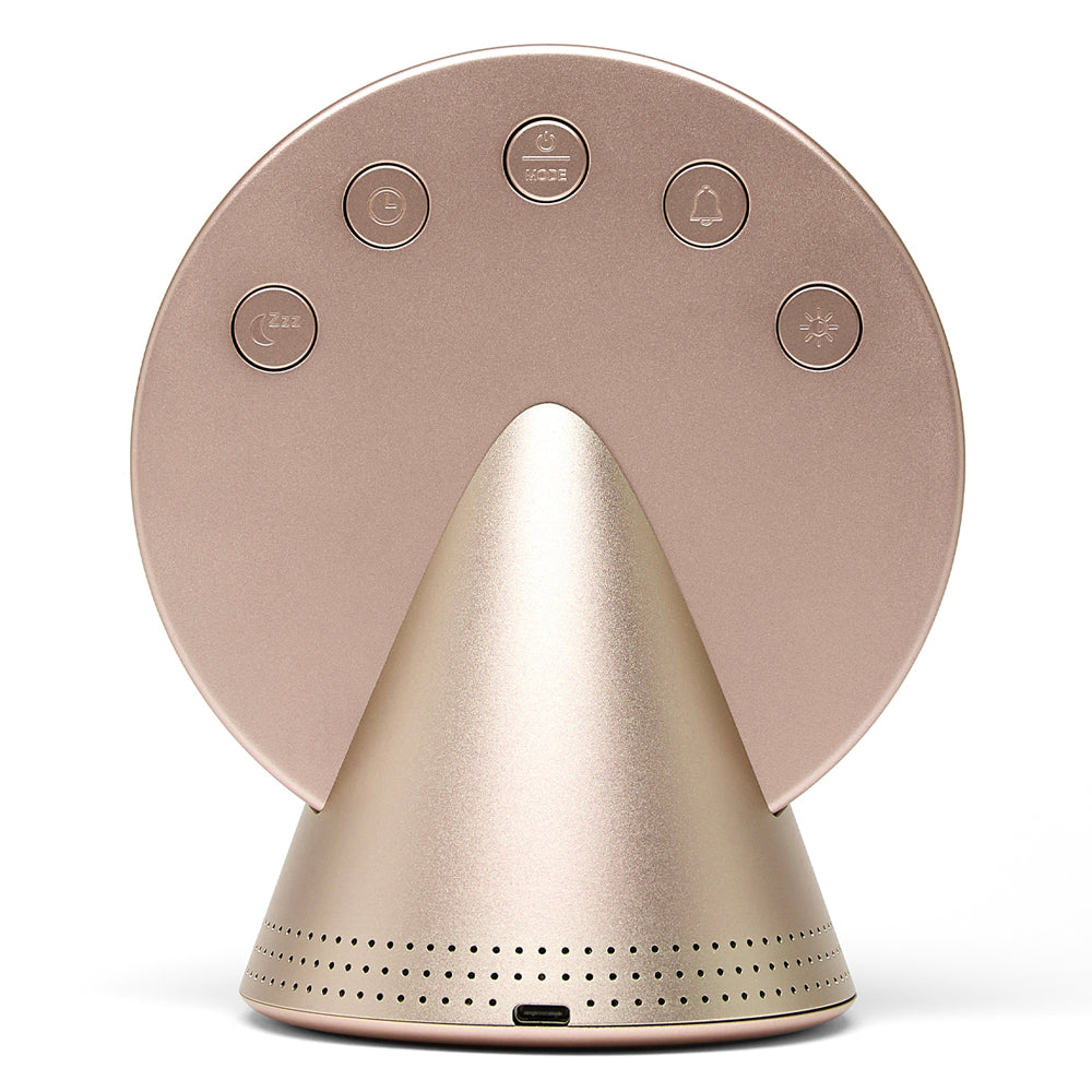 Lexon Conic Radio Alarm Clock With Fm & Built-In Bluetooth Speaker - Gold-Lexon-Mood