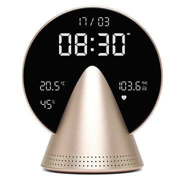 Lexon Conic Radio Alarm Clock With Fm & Built-In Bluetooth Speaker - Gold-Lexon-Mood