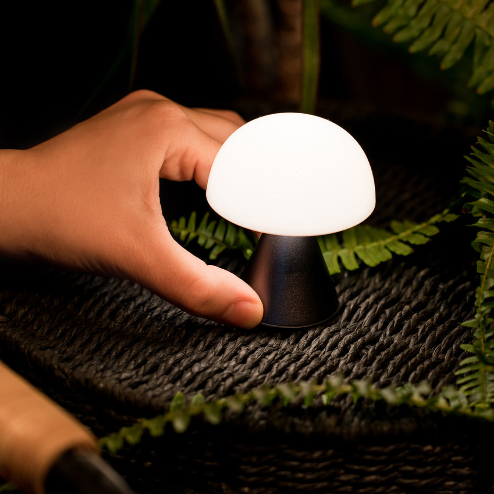 Lexon Mina Mini Led Lamp - Gunmetal-Lexon-Mood