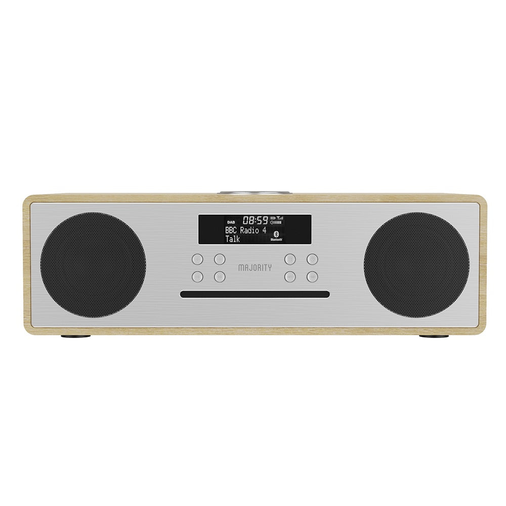 Majority Oakington Bluetooth, DAB Radio & CD Player-Oak-Majority-Mood