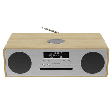 Majority Oakington Bluetooth, DAB Radio & CD Player-Oak-Majority-Mood