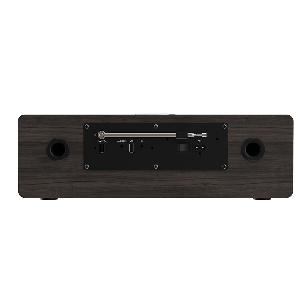Majority Oakington Bluetooth, DAB Radio & CD Player-Walnut-Majority-Mood