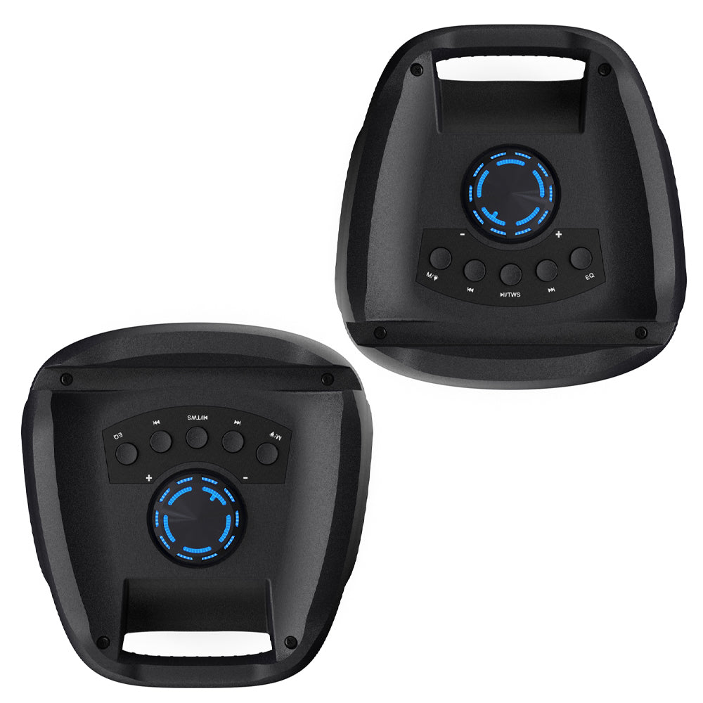 Majority PS100 - Bundled Party Speaker 40w Bluetooth Karaoke-DJ-Party-PA System - Black-Majority-Mood