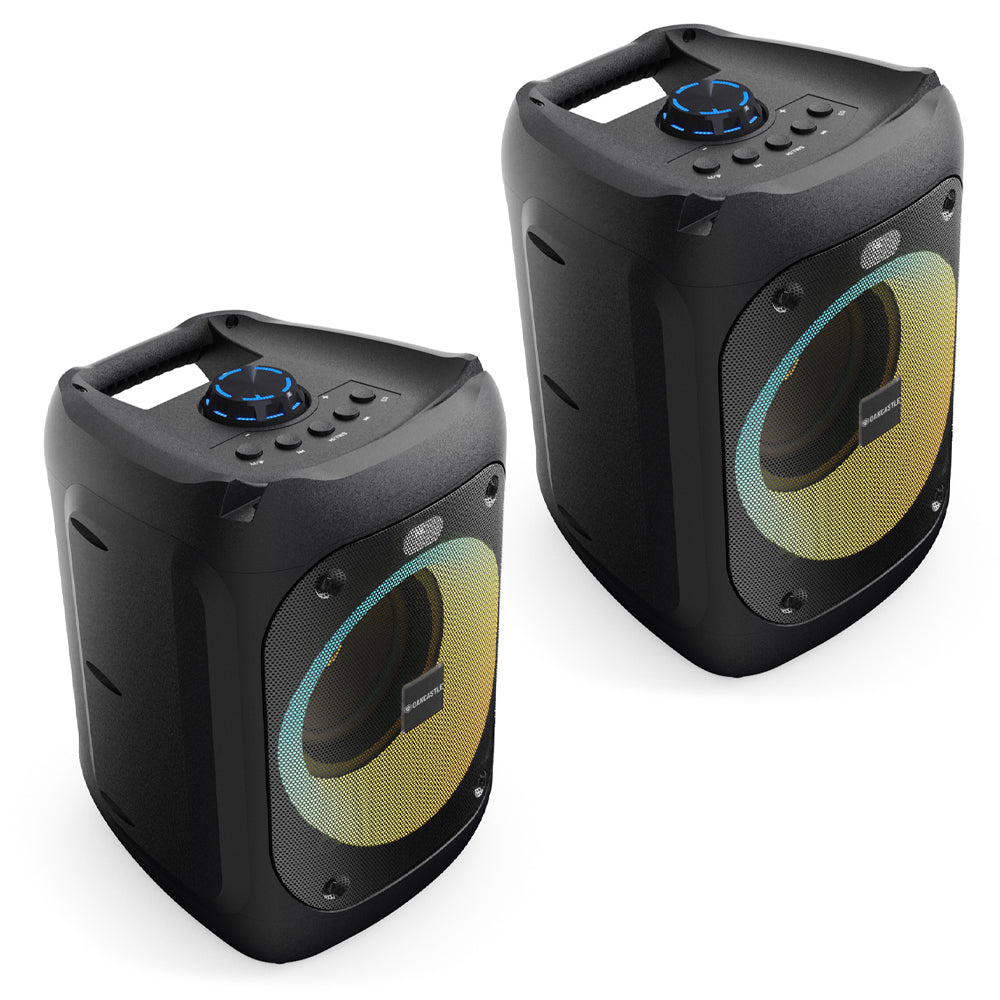 Majority PS100 - Bundled Party Speaker 40w Bluetooth Karaoke-DJ-Party-PA System - Black-Majority-Mood