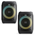 Majority PS100 - Bundled Party Speaker 40w Bluetooth Karaoke-DJ-Party-PA System - Black-Majority-Mood