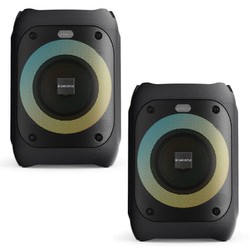 Majority PS100 - Bundled Party Speaker 40w Bluetooth Karaoke-DJ-Party-PA System - Black-Majority-Mood