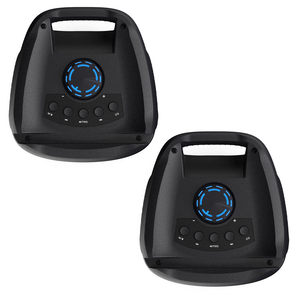 Majority PS200 -Bundled Party Speaker 100w Bluetooth Karaoke-DJ-Party-PA System - Black-Majority-Mood