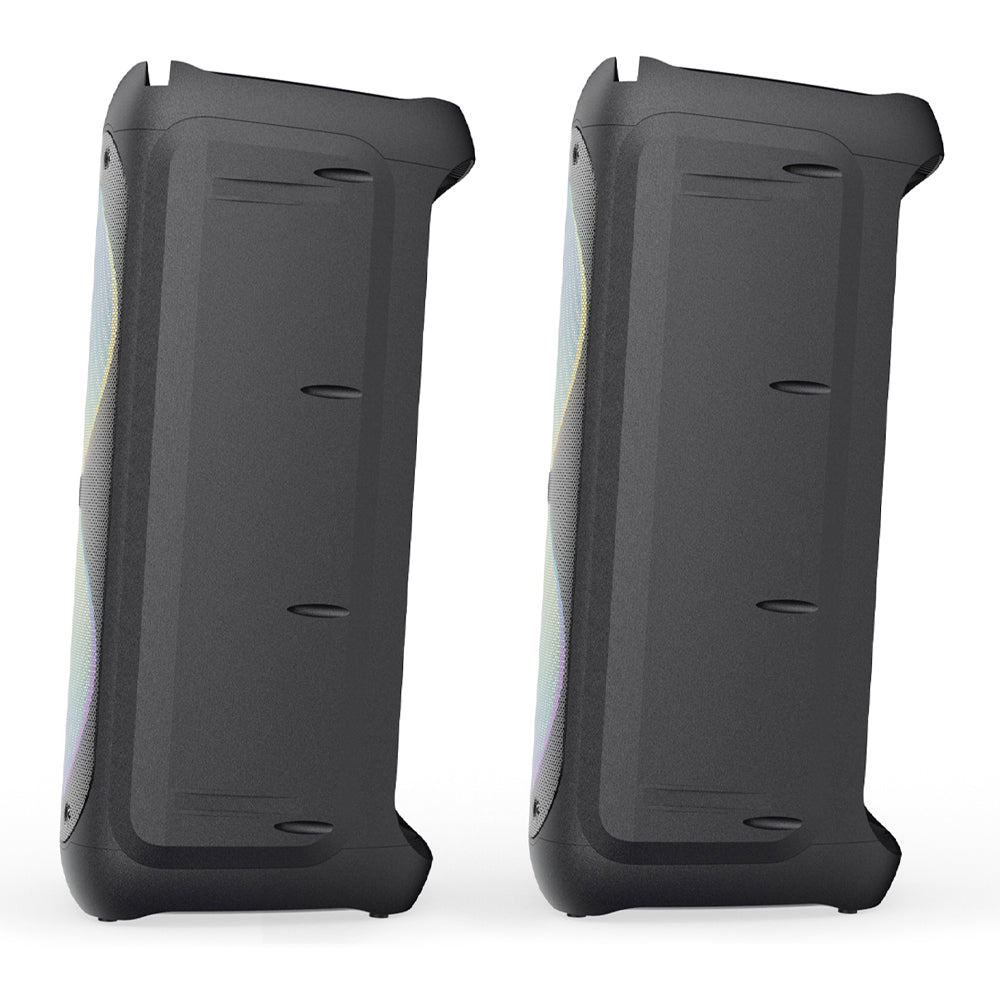 Majority PS200 -Bundled Party Speaker 80w Bluetooth Karaoke-DJ-Party-PA System - Black-Majority-Mood