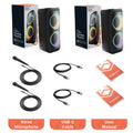 Majority PS200 -Bundled Party Speaker 80w Bluetooth Karaoke-DJ-Party-PA System - Black-Majority-Mood