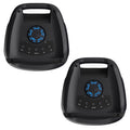 Majority PS200 -Bundled Party Speaker 80w Bluetooth Karaoke-DJ-Party-PA System - Black-Majority-Mood