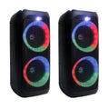 Majority PS200 -Bundled Party Speaker 80w Bluetooth Karaoke-DJ-Party-PA System - Black-Majority-Mood