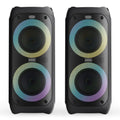 Majority PS200 -Bundled Party Speaker 80w Bluetooth Karaoke-DJ-Party-PA System - Black-Majority-Mood