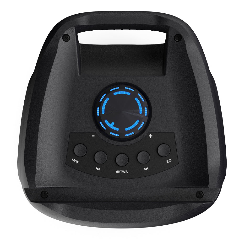 Majority PS200 - Party Speaker 100w Bluetooth Karaoke-DJ-Party-PA System - Black-Majority-Mood