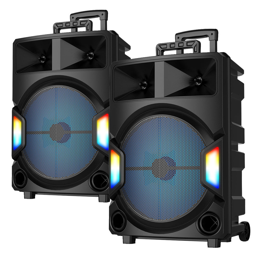 Majority PS500 - Bundled PA System 150w Bluetooth Karaoke-DJ-Party-PA System - Black-Majority-Mood
