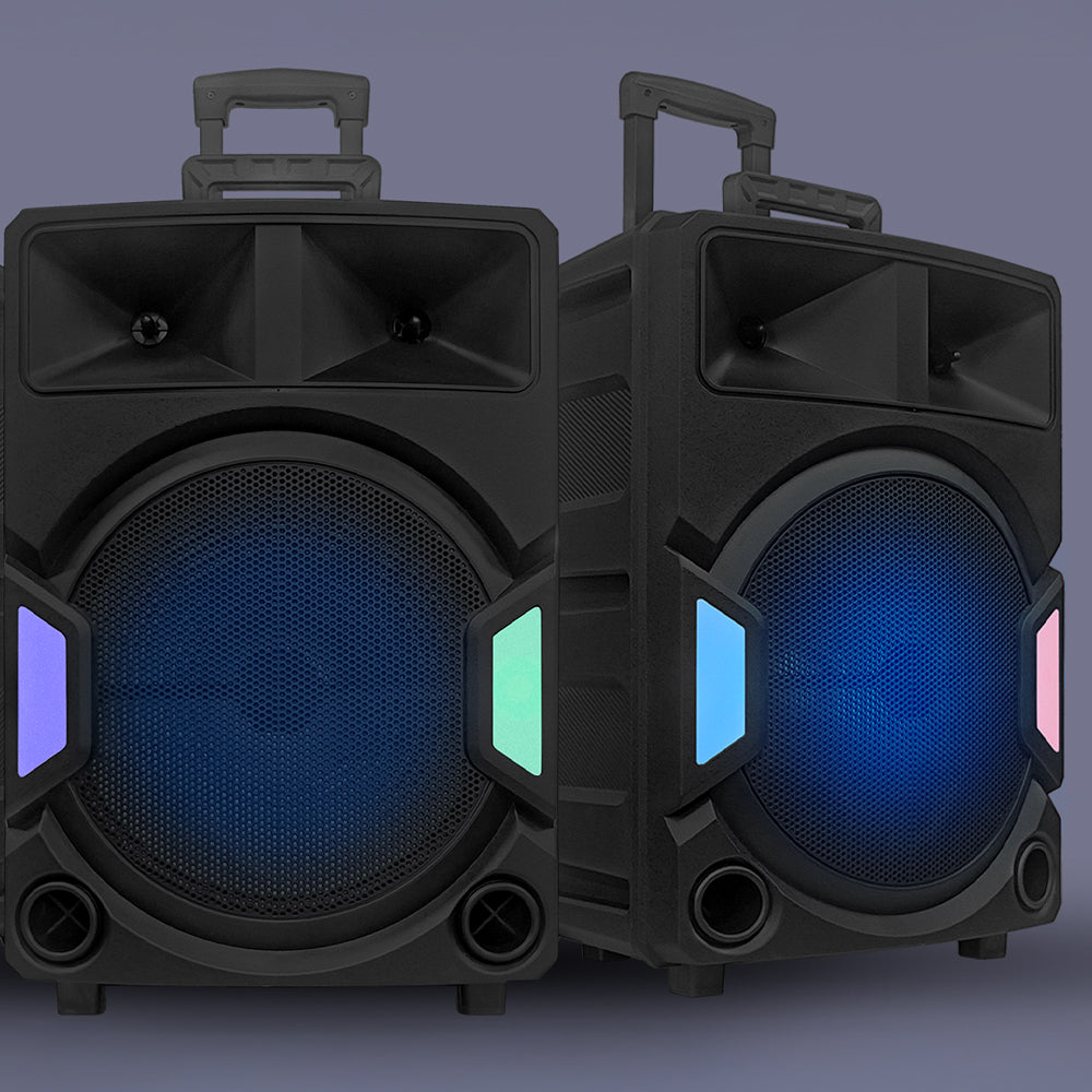 Majority PS500 - Bundled PA System 150w Bluetooth Karaoke-DJ-Party-PA System - Black-Majority-Mood