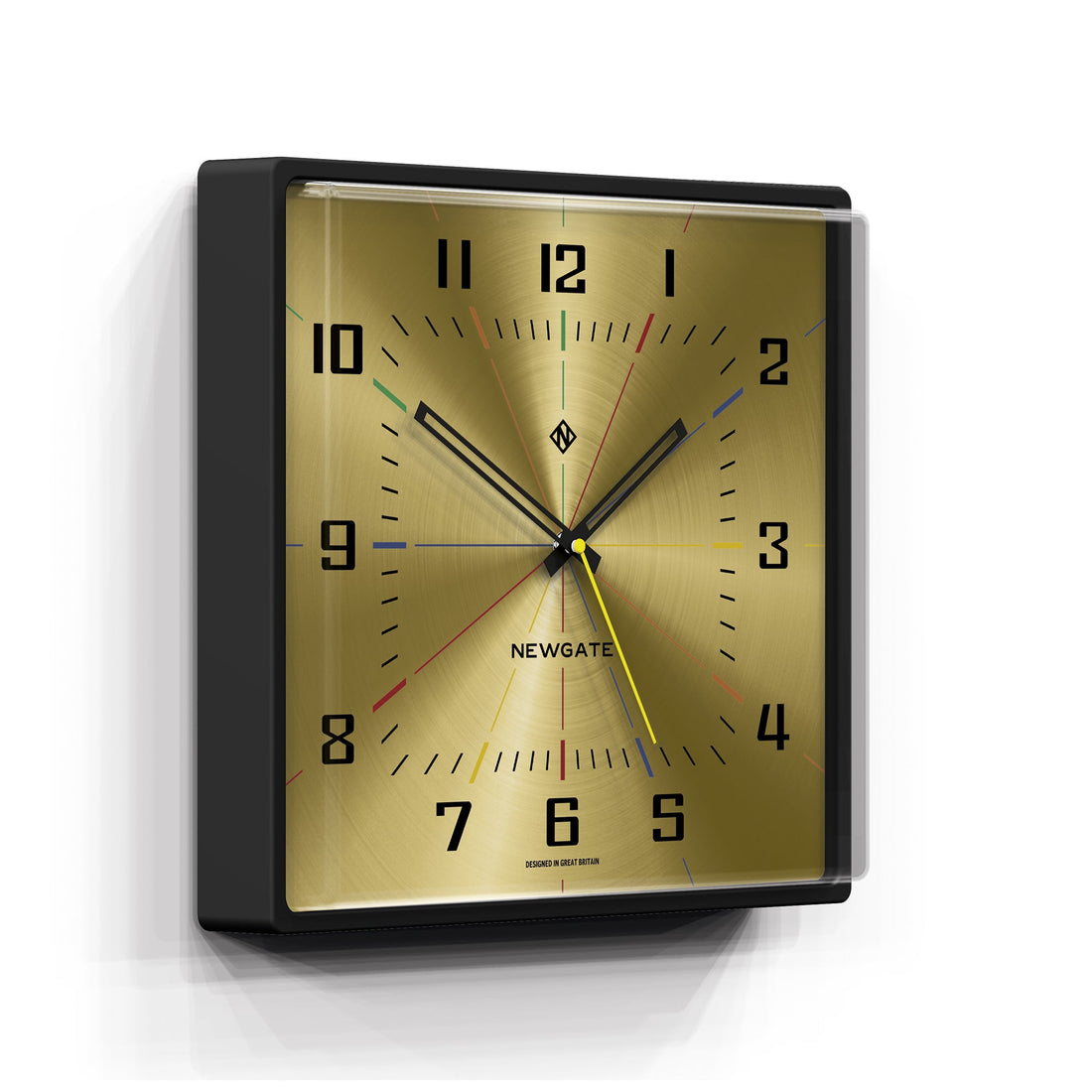 Newgate Box Office Wall Clock Brass-Newgate-Mood