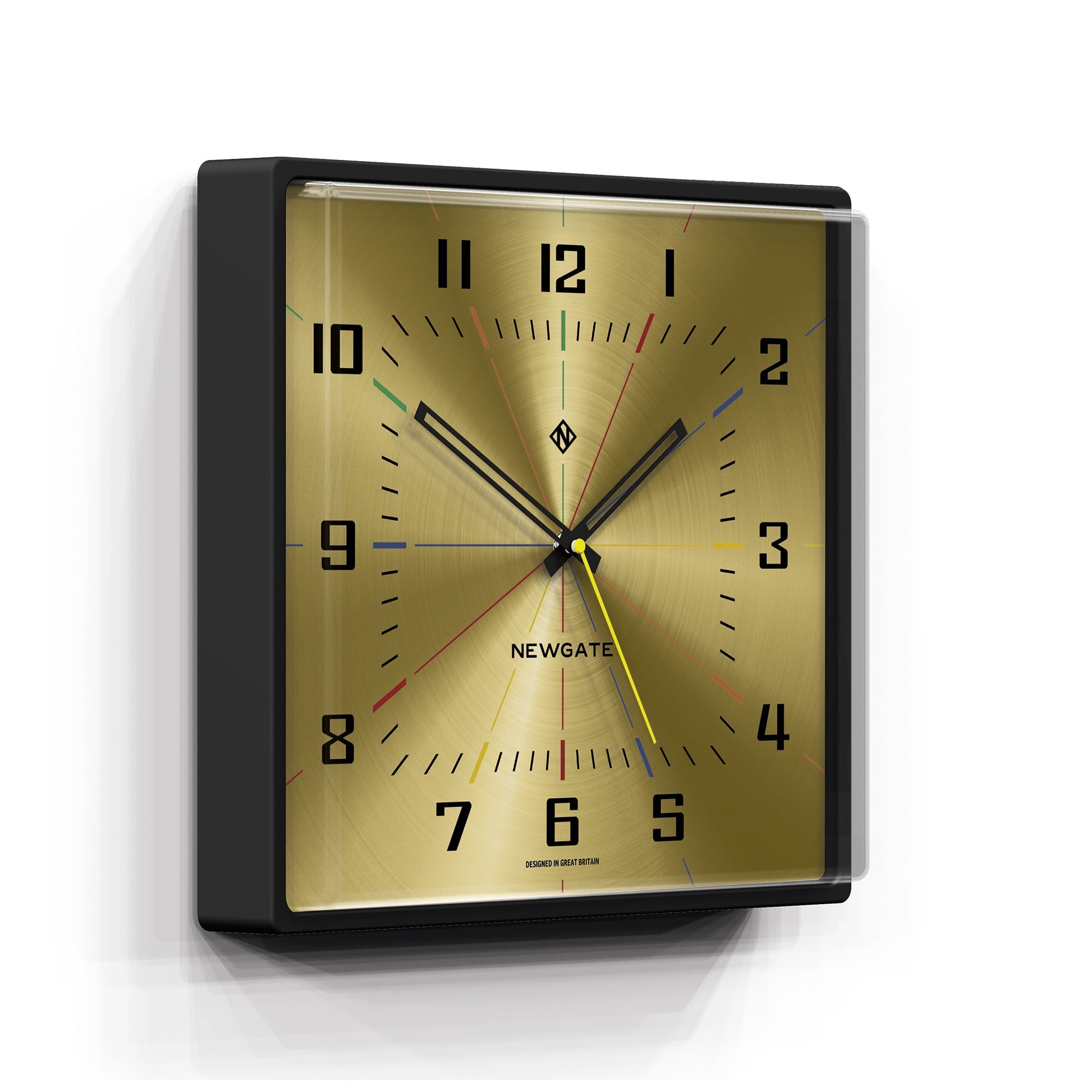 Newgate Box Office Wall Clock Brass-Newgate-Mood