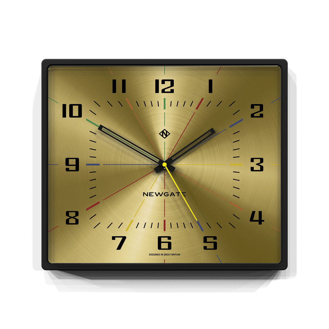 Newgate Box Office Wall Clock Brass-Newgate-Mood