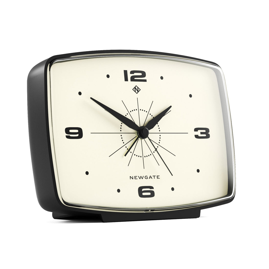 Newgate Brooklyn Alarm Clock - Black-Newgate-Mood