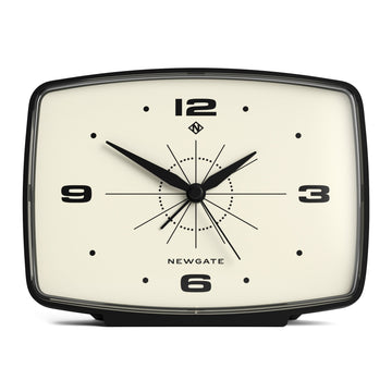 Newgate Brooklyn Alarm Clock - Black-Newgate-Mood
