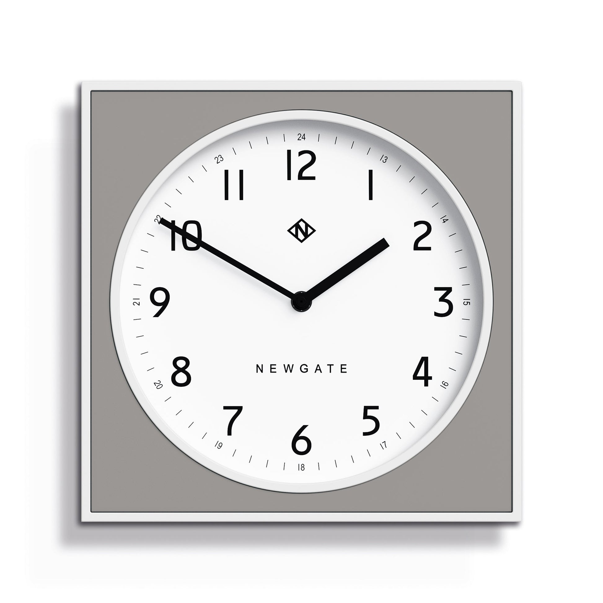 Newgate Burger & Chips Wall Clock Posh Grey-Newgate-Mood