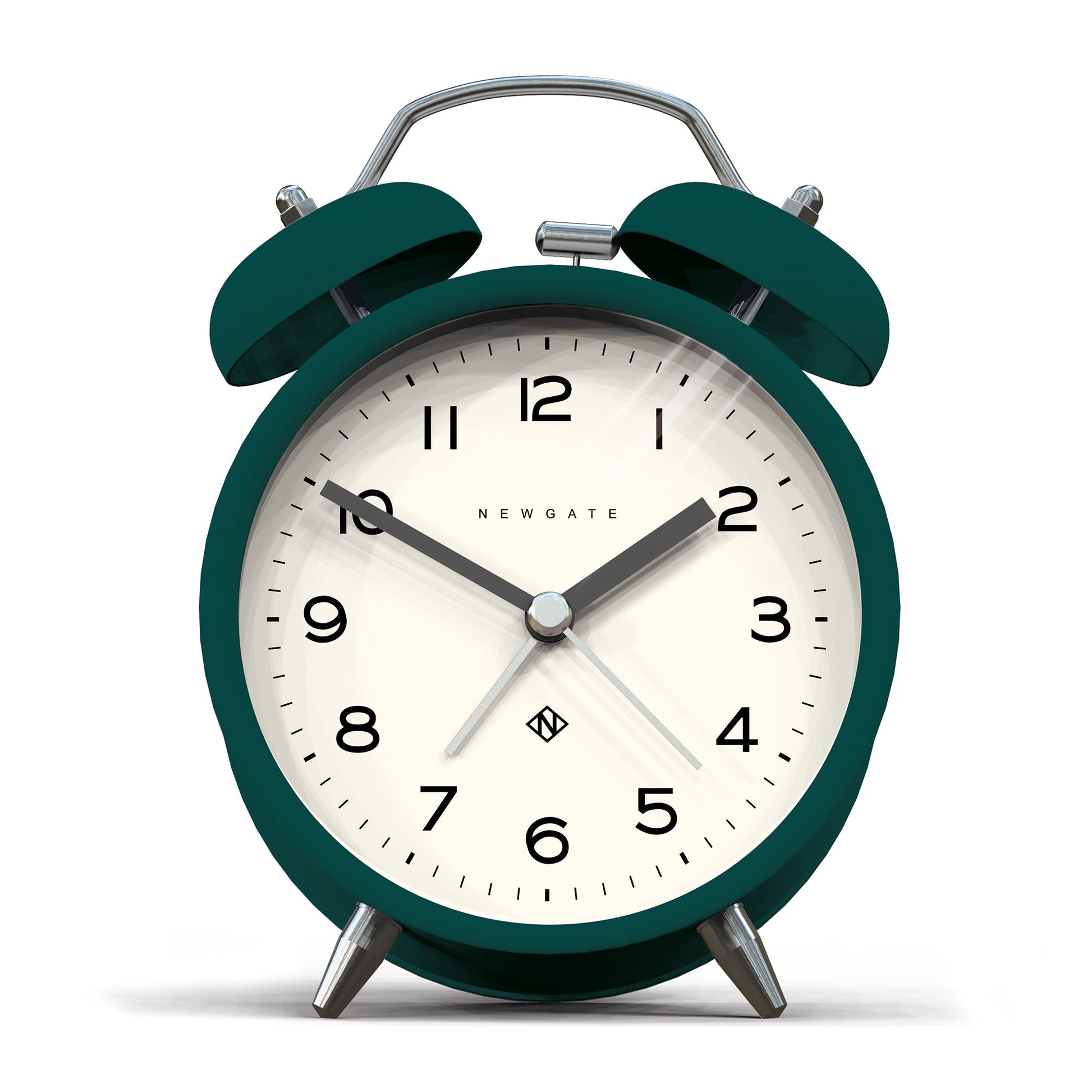 Newgate Charlie Bell Echo Alarm Clock Green*-Newgate-Mood