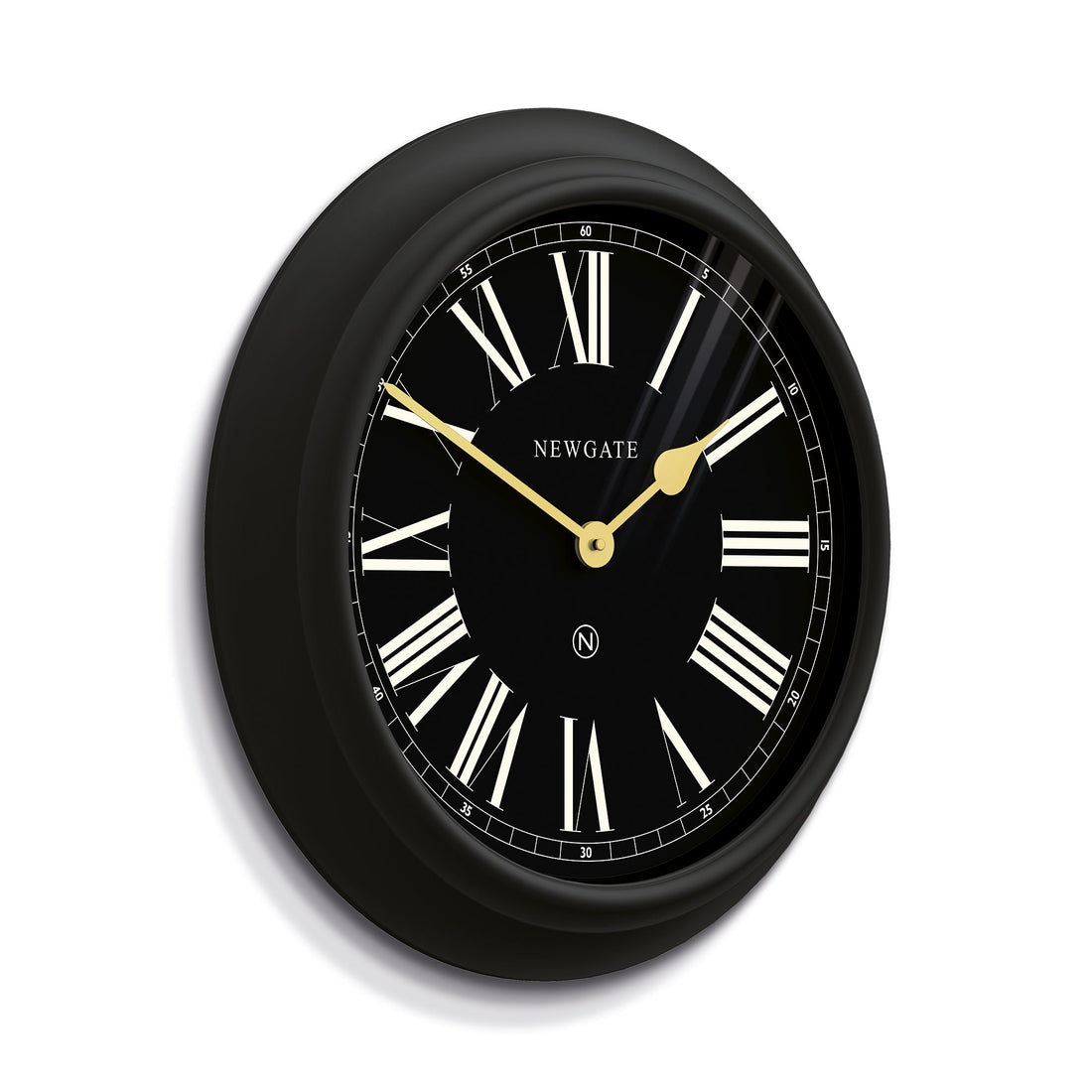 Newgate Chocolate Shop Wall Clock Silicone Cave Black-Newgate-Mood