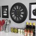 Newgate Chocolate Shop Wall Clock Silicone Cave Black-Newgate-Mood