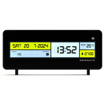Newgate Futurama Lcd Alarm Clock Black Case Black Lens-Newgate-Mood
