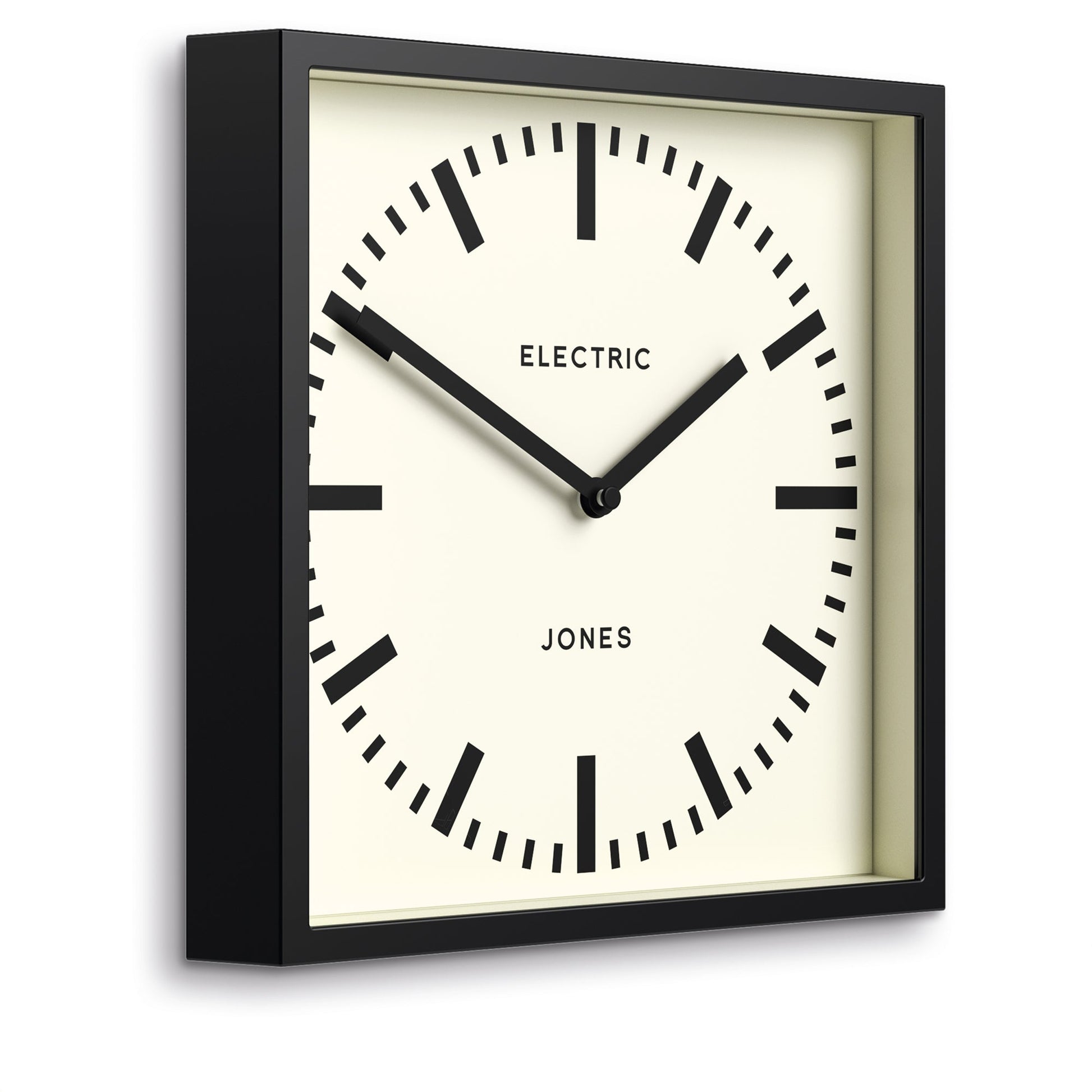Newgate Jones Box Wall Clock Black-Newgate-Mood