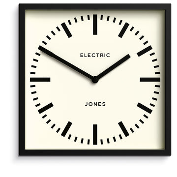 Newgate Jones Box Wall Clock Black-Newgate-Mood