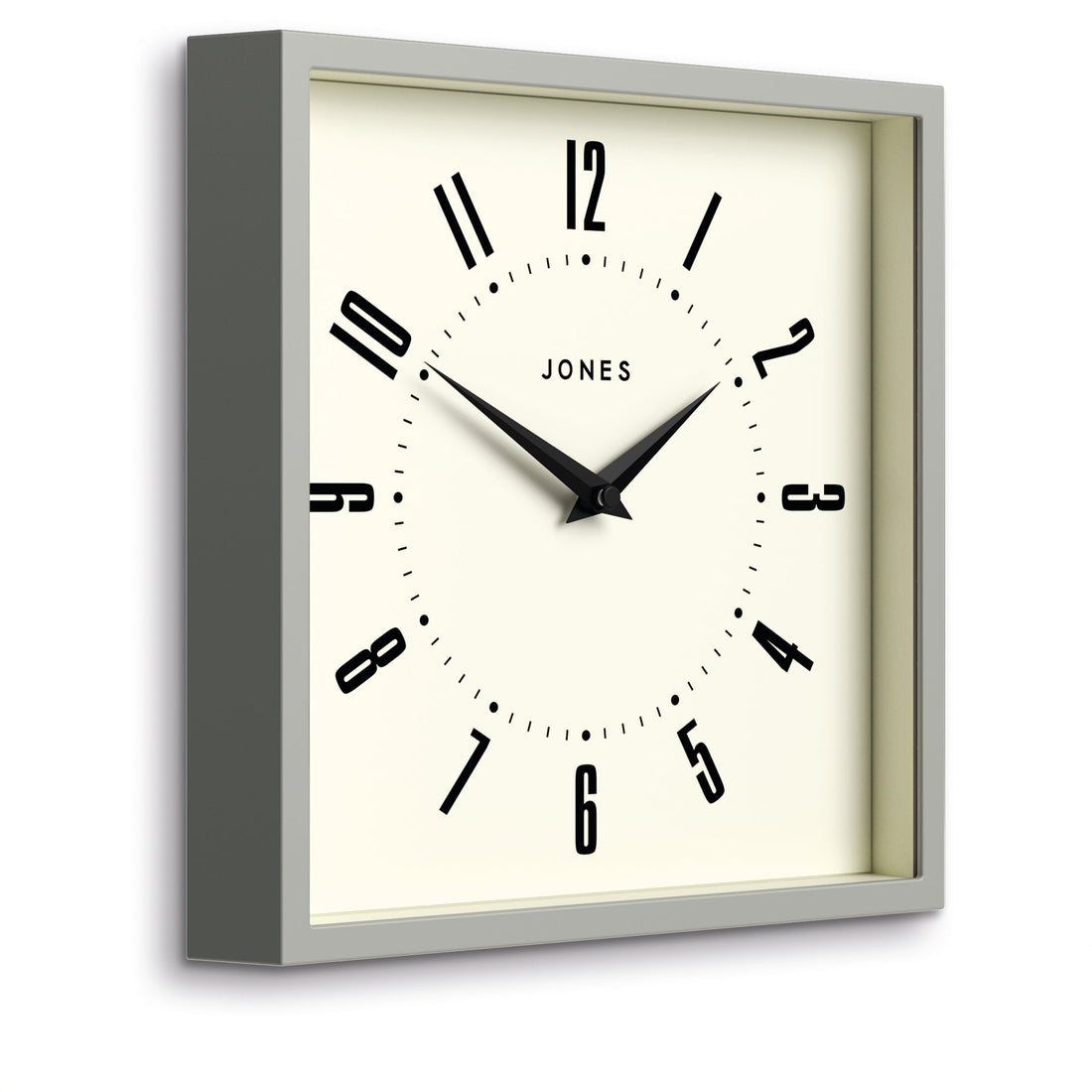Newgate Jones Box Wall Clock Grey-Newgate-Mood